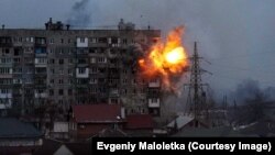  A still from the film 20 Days in Mariupol, which chronicles the early days of Moscow's unprovoked invasion of Ukraine. 