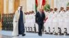 Президент ОАЕ шейх Мохаммед бен Заїд аль Нагаян та президент Росії Володимир Путін. Абу-Дабі, ОАЕ, 6 грудня 2023 року