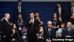 На открытии первых «Игр будущего». Казань, 21 февраль 2024 года