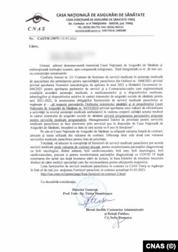 Răspunsul CNAS la sesizarea făcută de către Rodica M.