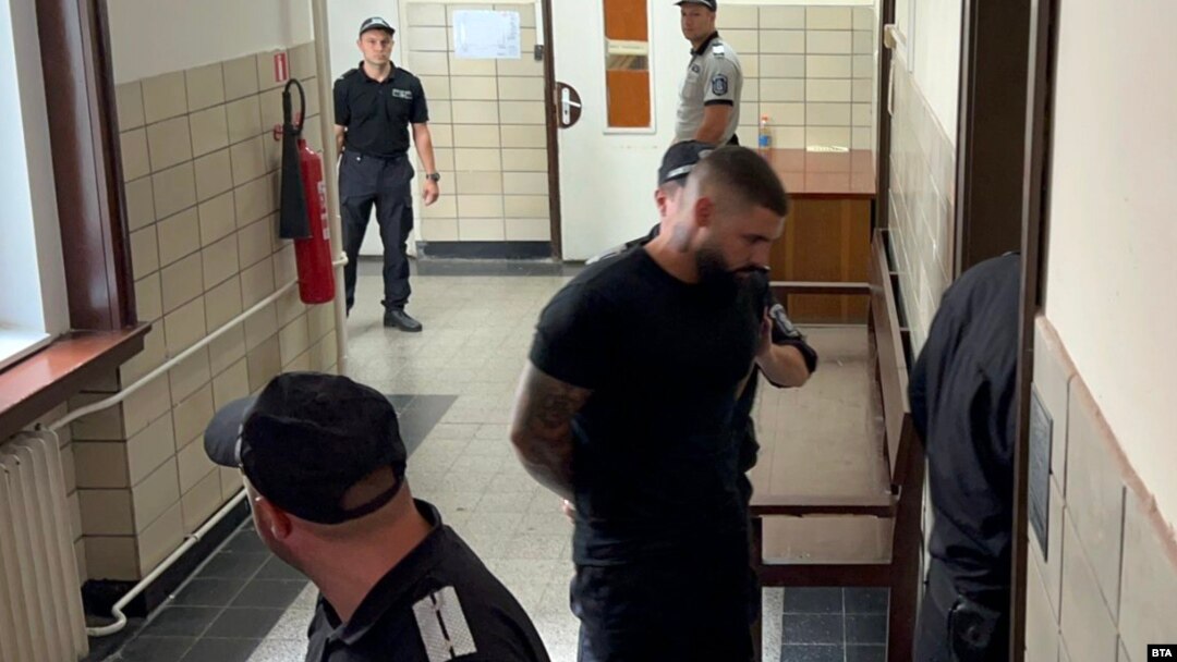 Обвиняемият за нападението Георги Георгиев в Районния съд в Стара Загора в понеделник.