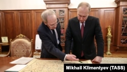 Владимир Путин и Валерий Зорькин