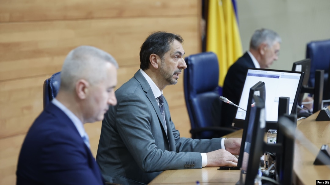 Rukovodstvo Zastupničkog doma Parlamenta BiH na sjednici 29. decembra 2023.