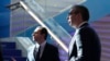 Premijer Kosova, Albin Kurti, i predsednik Srbije, Aleksandar Vučić, tokom učešća na sastanku evropskih zvaničnika sa liderima Zapadnog Balkana u Skoplju, 22. januara 2024.