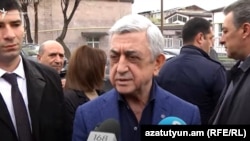 Former Armenian President Serzh Sarkisian