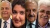 چهار بهایی بازداشت‌شده؛ از چپ: منصور امینی، شادی شهیدزاده، ولی‌الله اقدمیان و عطاءالله ظفر