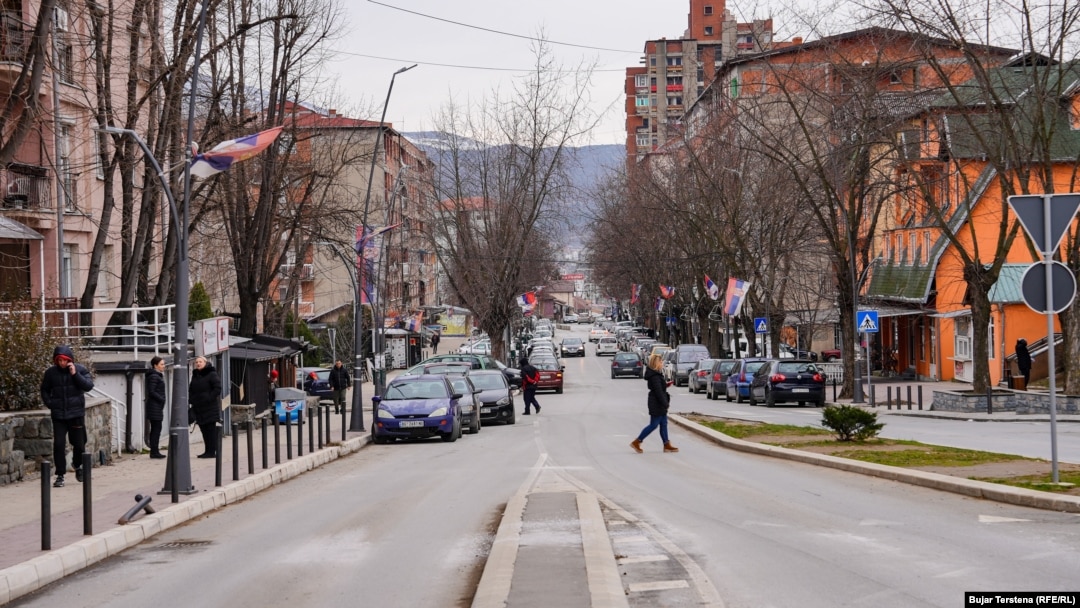 Građani na ulicama Severne Mitrovice, januar 2024.