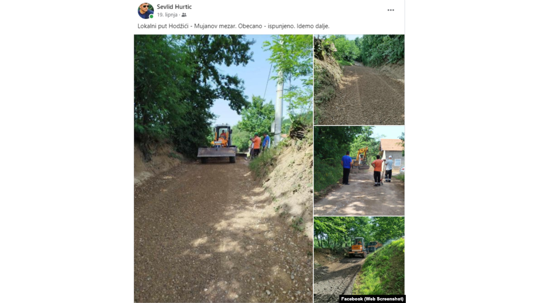 Screenshot jedne od objava državnog ministra Sevlida Hurtića na njegovom Facebook profilu