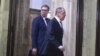 Ruski ministar spoljnih poslova Sergej Lavrov i predsjednik Srbije Aleksandar Vučić na sastanku u Beogradu, 10. oktobra 2021.