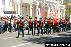 Военный парад в аннексированном Севастополе, 9 мая 2022 года. Архивное фото