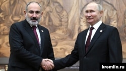 Ռուսաստանի նախագահ Վլադիմիր Պուտին և Հայաստանի վարչապետ Նիկոլ Փաշինյան, արխիվ