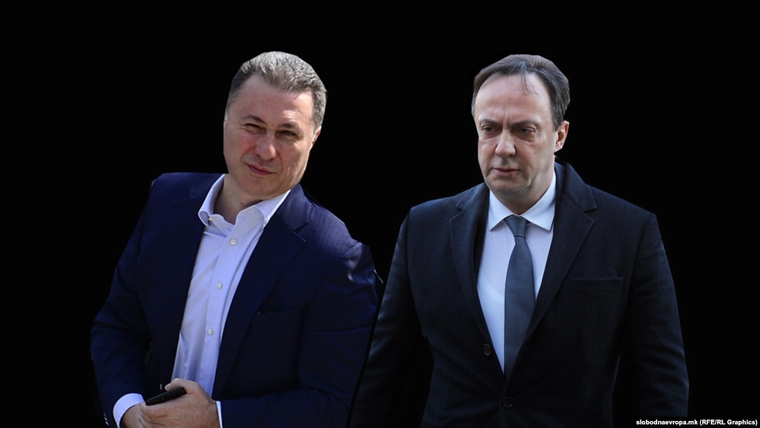 Bivši makedonski premijer Nikola Gruevski i bivši šef makedonske tajne policije Sašo Mijalkov