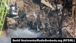 Наслідки удару російського безпілотника в Києві, 17 жовтня 2022 року