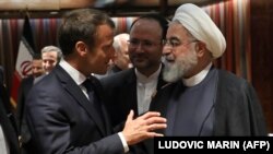 امانوئل مکرون به محل حضور حسن روحانی در سازمان ملل در نیویورک رفته و با او گفت‌وگو کرده‌است.