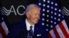Fostul președinte al SUA, Joe Biden, a ținut primul său discurs public de la plecarea din funcție. 15 aprilie, Chicago, SUA. 