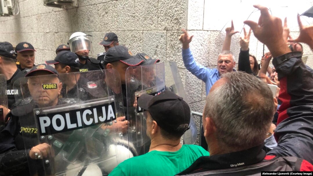 Protest protiv crnogorske Vlade u Podgorici, 8. jul 2022.