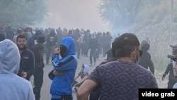 Протесты в Хороге, май 2022 года