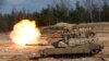 აშშ-ის Abrams-ის ტიპის ტანკი, ნატოს წვრთნები, ლატვია. 2021 წელი