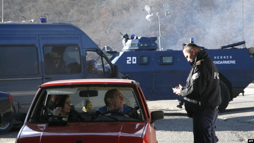 Kontrola na granici Kosova i Srbije, sa srpske strane, arhiv