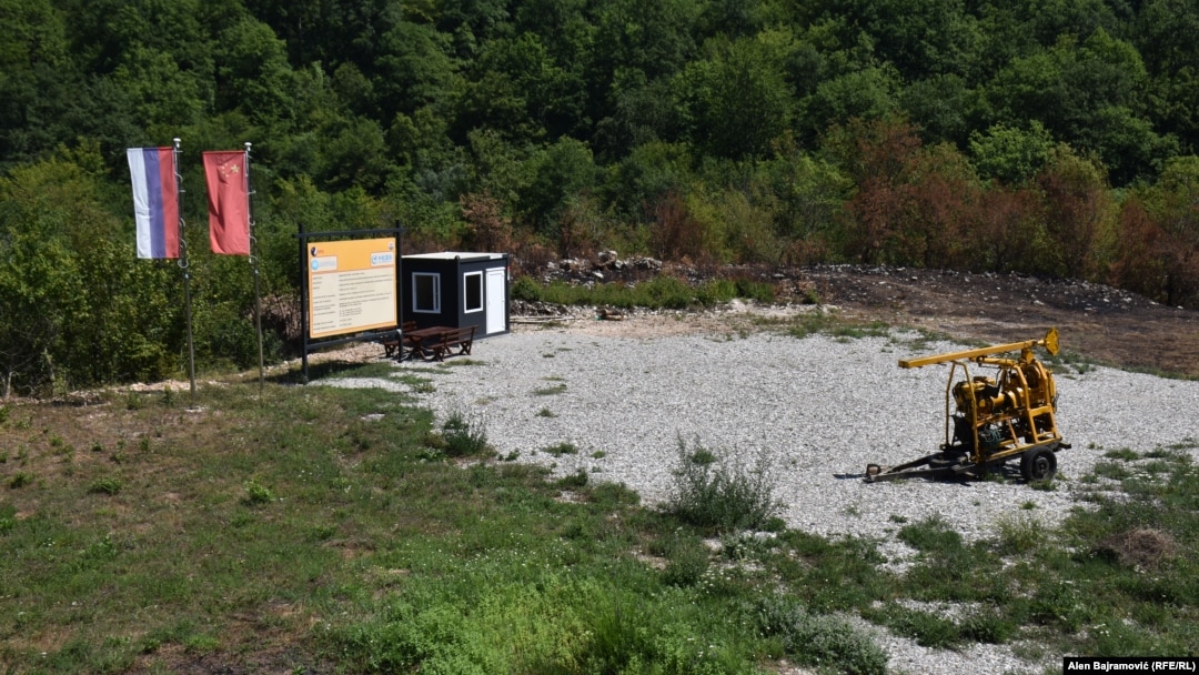 Mjesto gdje su se vršili pripremni radovi za izgradnju hidroelektrana na rijeci Bistrici, teritorija opštine Foča, BiH, 4. avgust 2023.