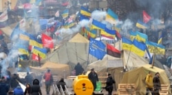 Революція гідності. Київ, майдан Незалежності, 20 грудня 2013 року