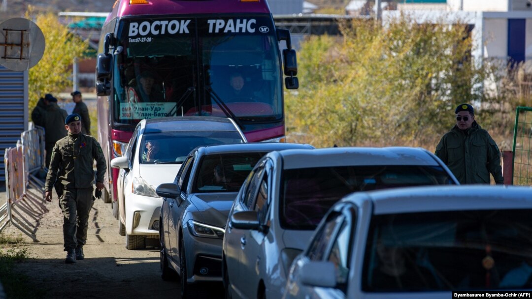 Gužva na mongolsko-ruskoj granici 25. septembra, nakon što je Kremlj objavio odluku o djelomičnoj mobilizaciji za rat u Ukrajini.