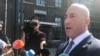 Ramuš Haradinaj u razgovoru sa predstavnicima medija posle ispitivanja u sudu, Hag