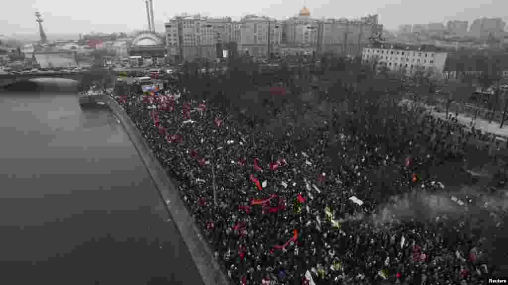 Rusija - Opozicioni protesti u Moskvi, 10.12.2011. Foto: Reuters