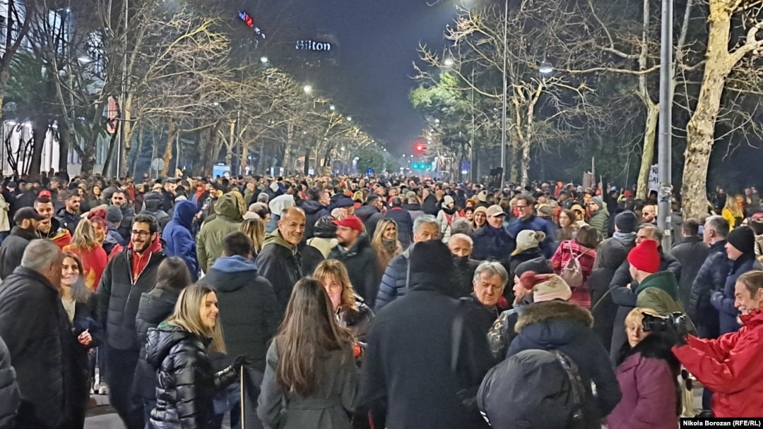Protesti studenata i građana, Podgorica, 22. februara 2025.