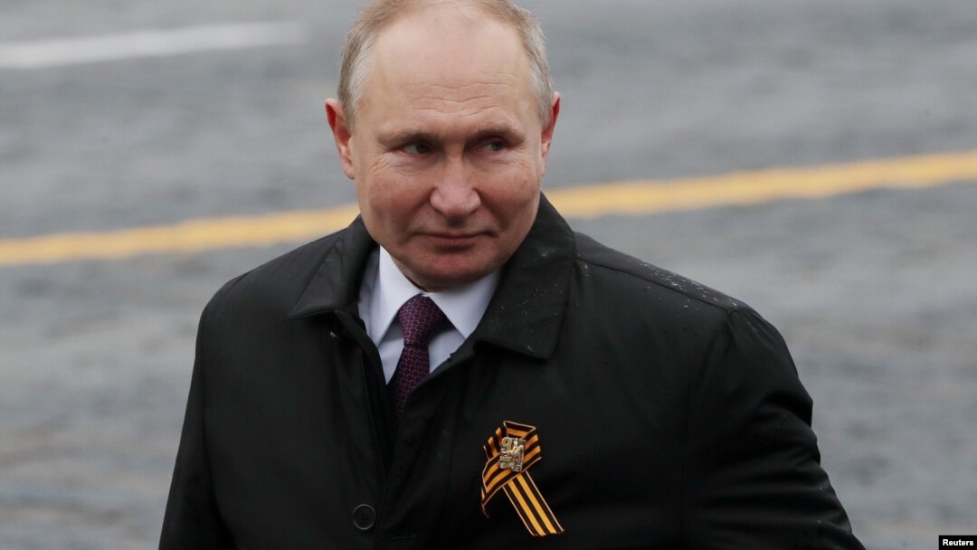 Putin Moskvada paradda, 9 may, 2021-ci il
