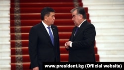 Эмомали Рахмон и Сооронбай Жээнбеков