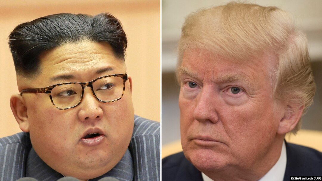 Лідери КНДР і США Кім Чен Ин і Дональд Трамп