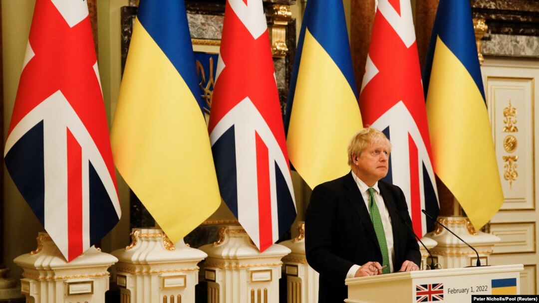 Premijer Velike Britanije Boris Johnson took posjete Ukrajini, Kijev, 1. februar 2022. 