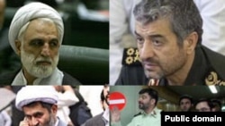 محمد علی جعفری، غلامحسین محسنی اژه ای، سعید مرتضوی، احمدرضا رادان، حسین طائب