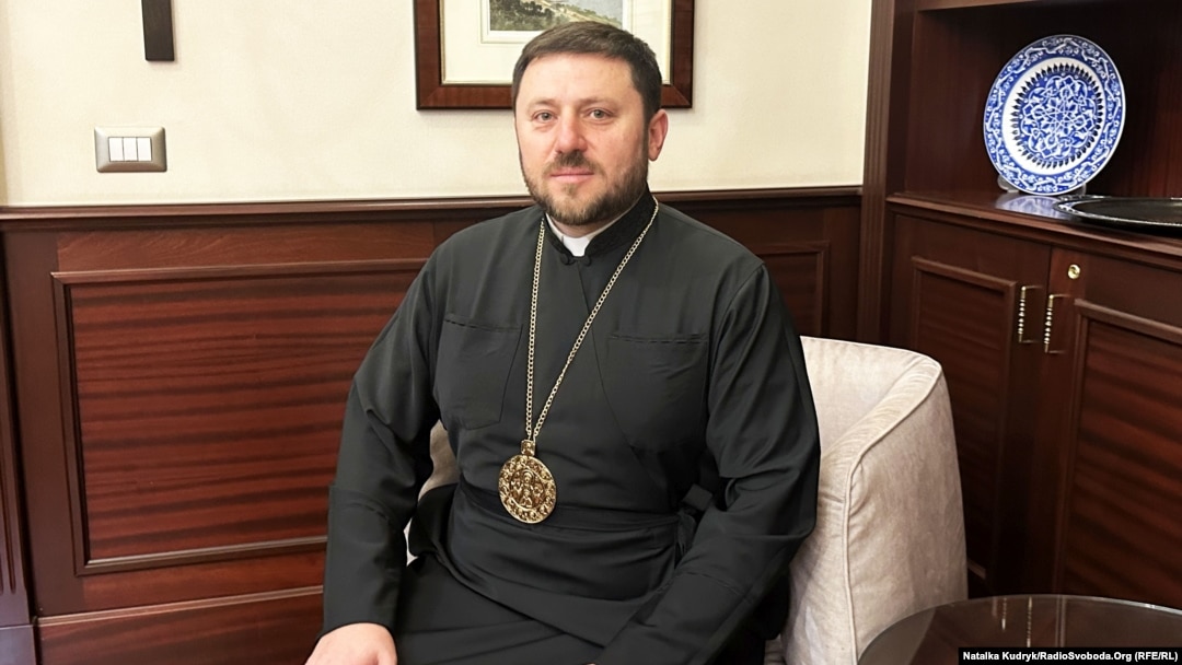 Кардинал УГКЦ Микола Бичок під час інтерв’ю для Радіо Свобода в Римі. Грудень 2024 року