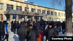 Բողոքի ցույց Ղազախստանի Կարագանդա քաղաքում, 6-ը հունվարի, 2018թ.