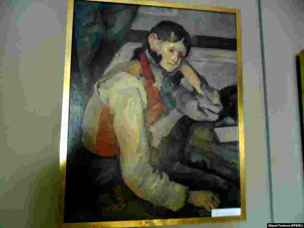 Поль Сезанн. "Кызыл кемселчен бала".