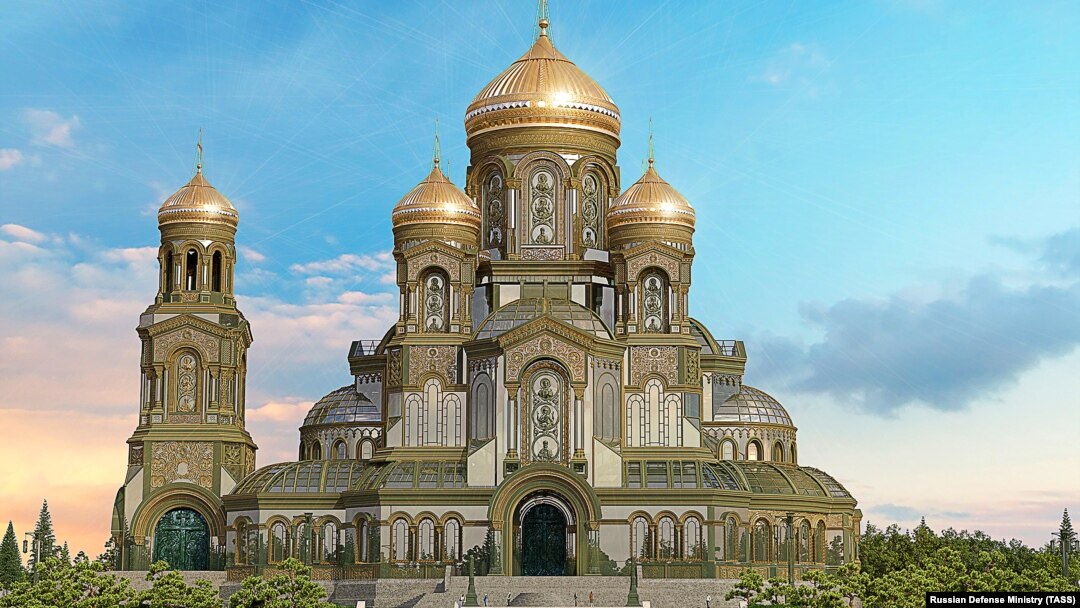 A three-dimensional concept of the Main Cathedral of the Russian Armed Forces 