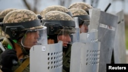 Казахстанские военнослужащие