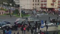 Протести у Білорусі: «Партизанський марш» у Мінську (відео)