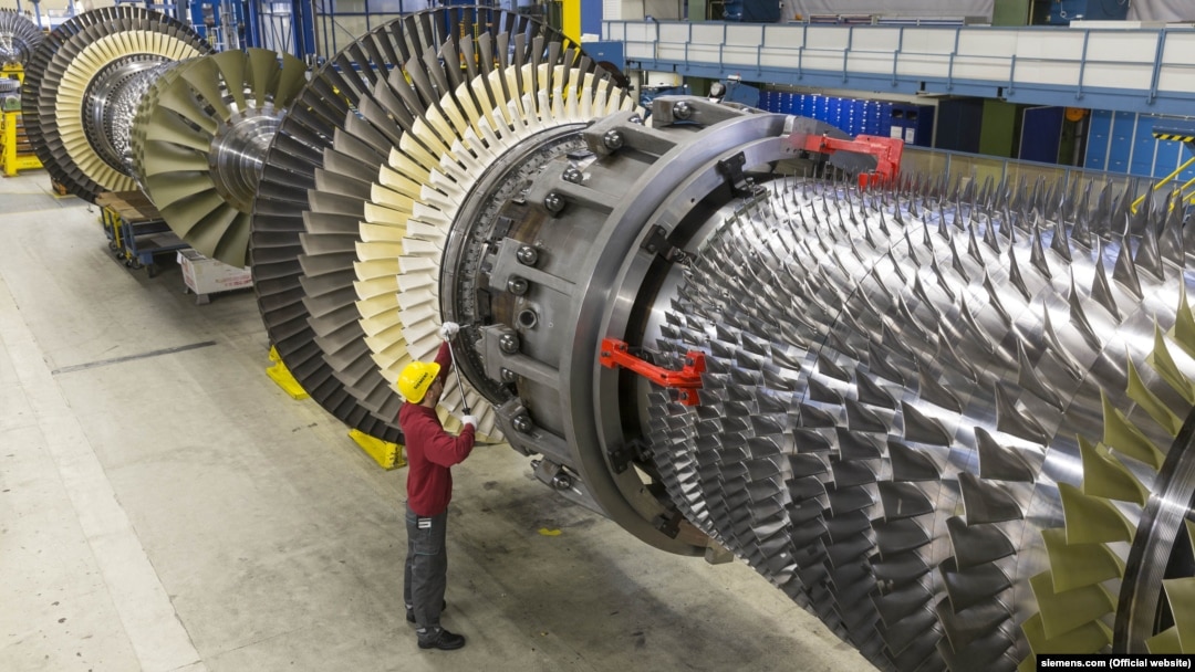 Газова турбіна Siemens, архівне фото