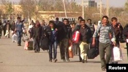 بازگشت گروهی از مهاجرین افغان از ایران