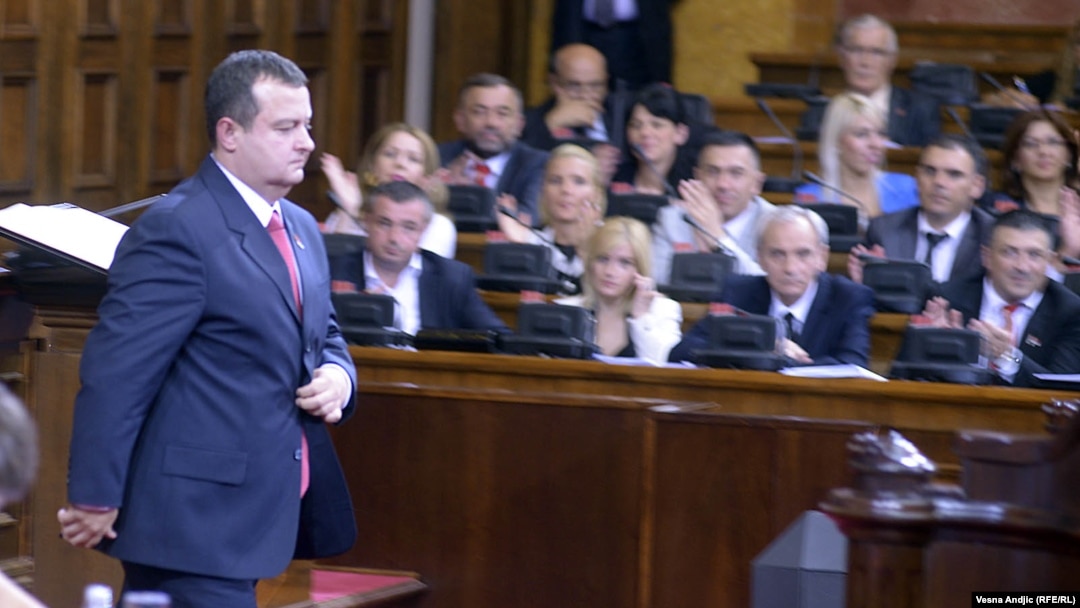 Ivica Dačić u Parlamentu