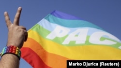 Zastava LGBT populacije - ilustracija