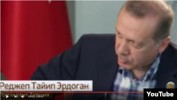 Президент Турции Реджеп Тайип Эрдоган дает интервью Российскому государственному информационному агентству ТАСС.