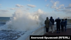 Шторм в Алушті, 28 вересня 2017 року