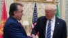 21 мая 2017 года президенты Таджикистана и США впервые приветствовали друг друга на полях саммита в Саудовской Аравии