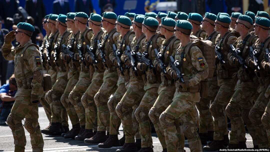 Морська піхота на параді до Дня Незалежності України. Київ, 24 серпня 2018 року
