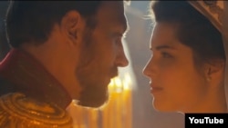 A still from the film Matilda about an affair between a ballerina, Matilda Kshesinskaya, and the Russian Tsar Nicholas II. 