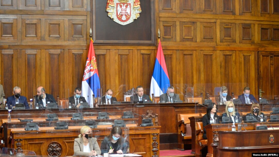 Zasedanje Skupštine Srbije u aprilu 2021. godine, arihvska fotografija